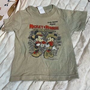 VTG Disney Mickey Minnie Kids 3T/4T Luray Caverns 90s Camping Summer Travel Tee